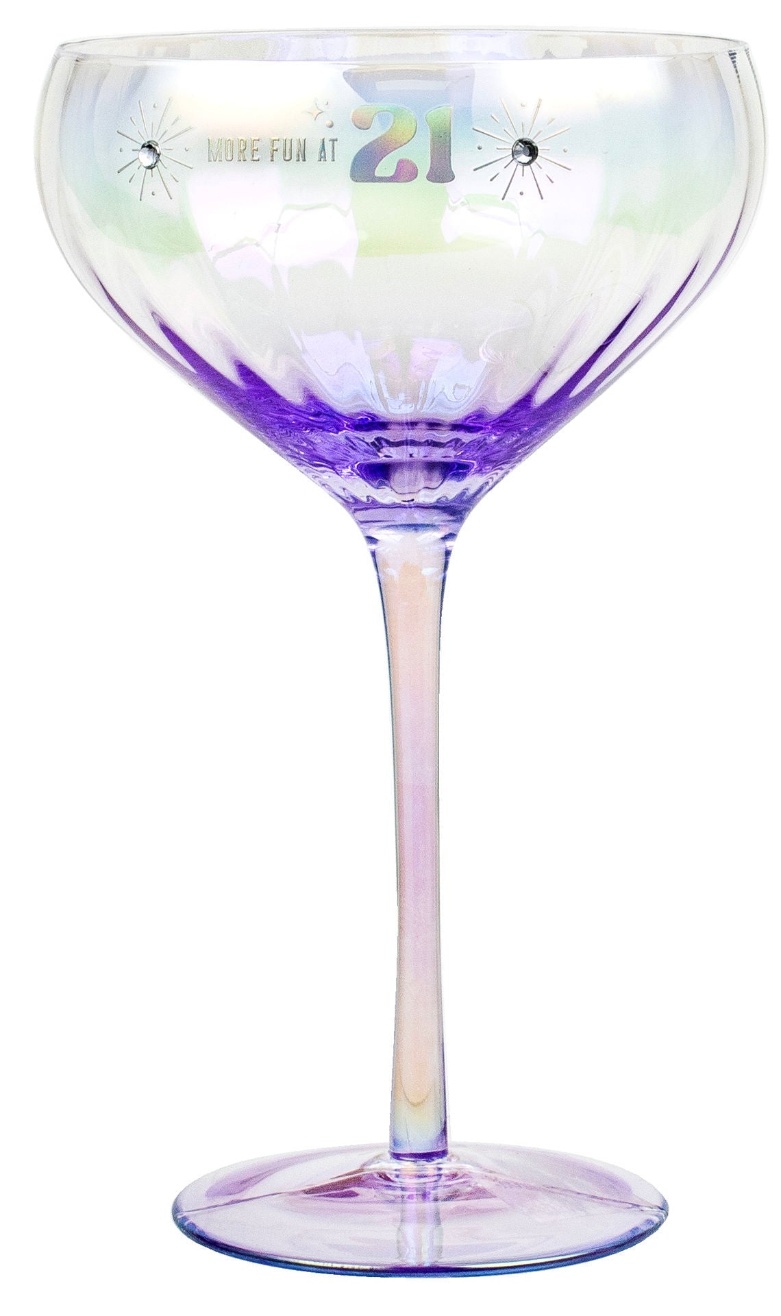 21st Holographic Coupe Glass