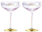 Load image into Gallery viewer, Wedding Coupe Glasses [FLV:Mr &amp; Mrs]
