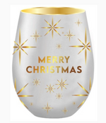 Load image into Gallery viewer, Christmas Chrome Stemless Glass [FLV:Merry Christmas]
