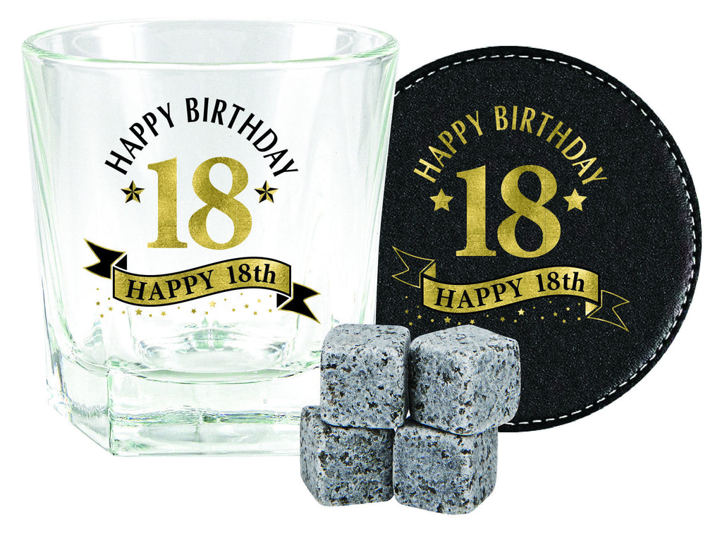 18th Whisky Glass Gift Set