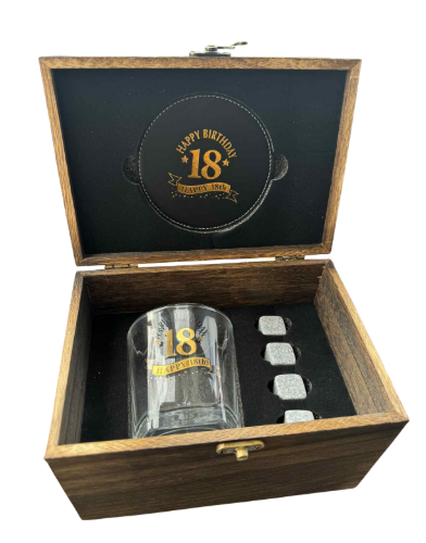 18th Whisky Glass Gift Set