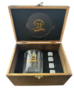 21st Whisky Glass Gift Set