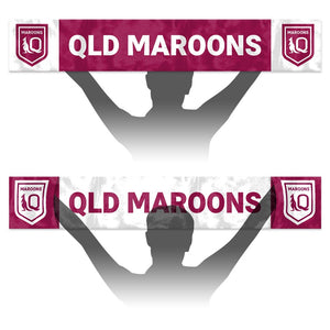 Qld Maroons Medium Banner Flag