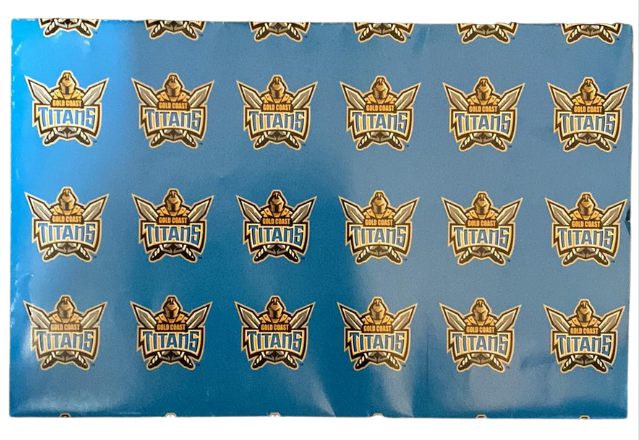 Gold Coast Titans Wrapping Paper