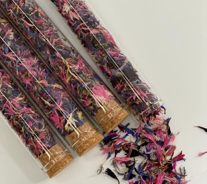Edible Flower Test Tubes [FLV:Berry Mix]