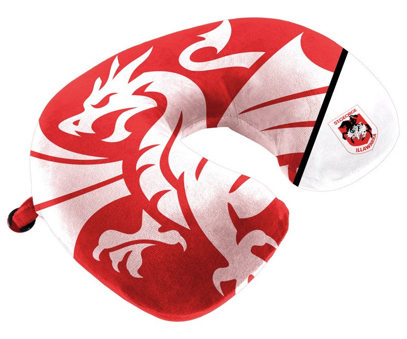 St George Dragons Travel Pillow