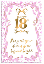 Load image into Gallery viewer, Birthday Ceramic Plaque [FLV:18th]
