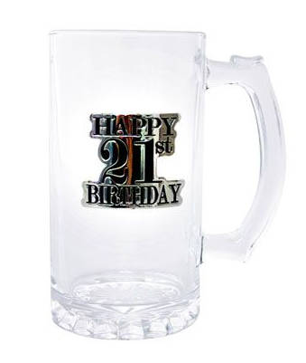 21st Glass Stein [FLV:Badged]
