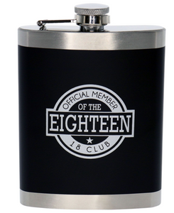 Hip Flask - 18th Black