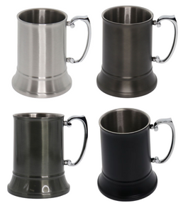 Stainless Steel Tankard [FLV:Satin Finish]