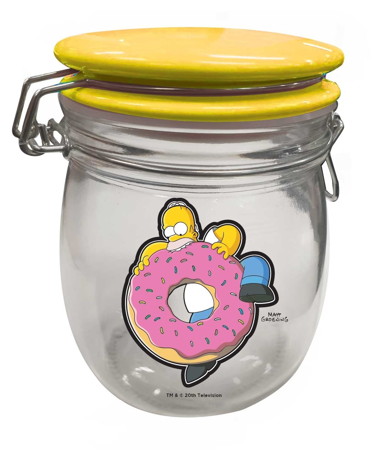 Simpsons Homer Glass Canister