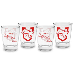 Dolphins Shot Glasses