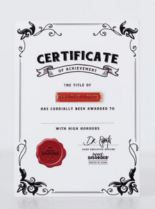 Sweet Disorder Bullshit Artist Badge 