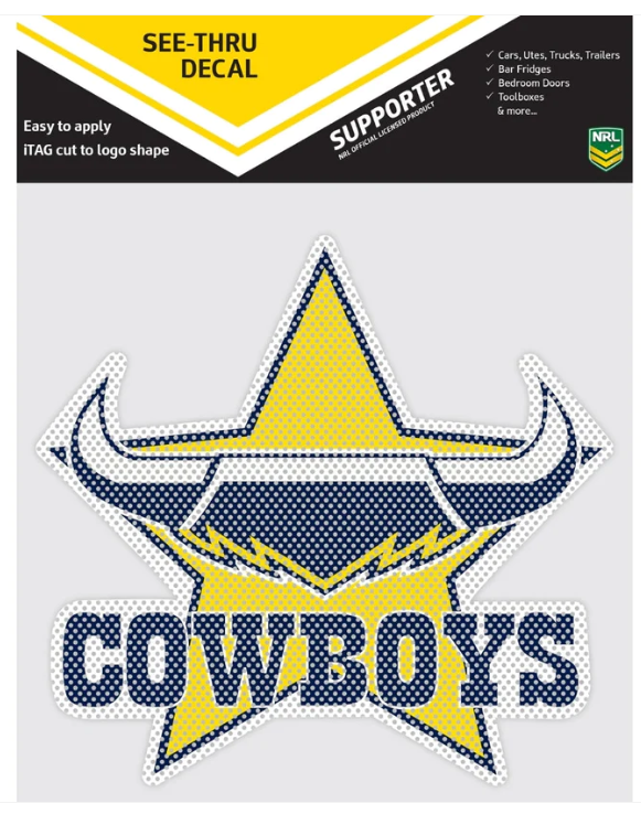 NQ Cowboys Car Stickers