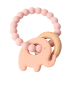 Load image into Gallery viewer, Baby Elephant Silicone Teether [FLV:Pink]
