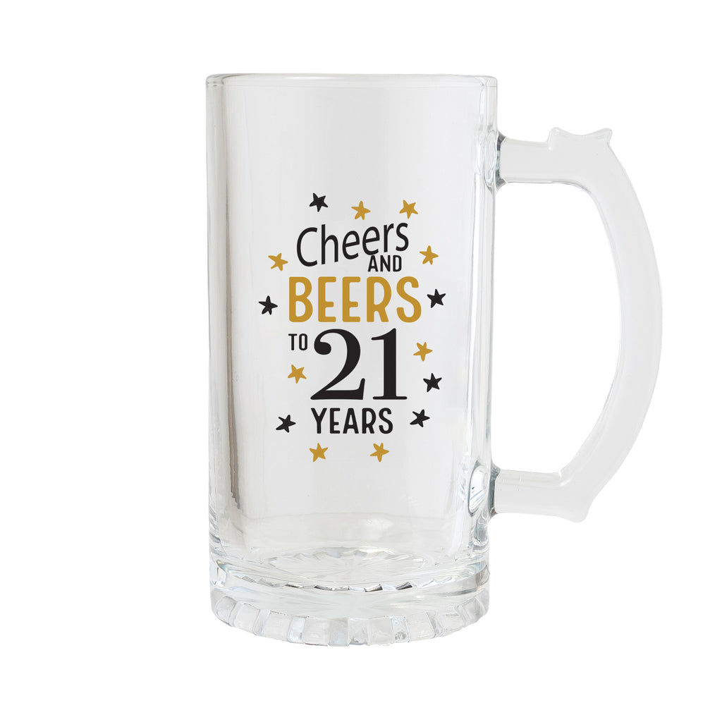 21st Celebration Stein