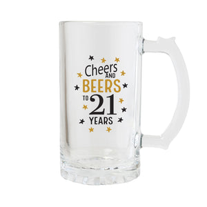 21st Celebration Stein