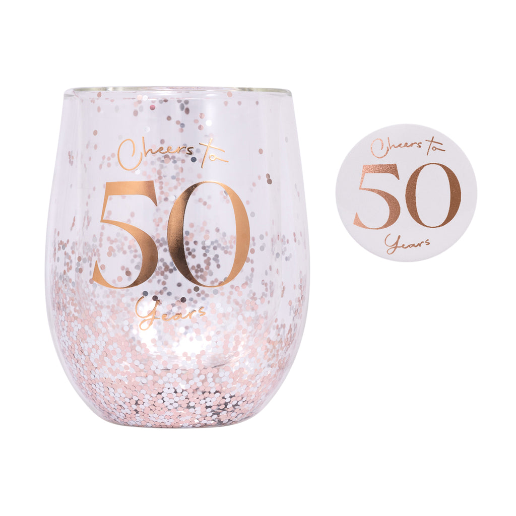 50th Celebration Glass & Badge