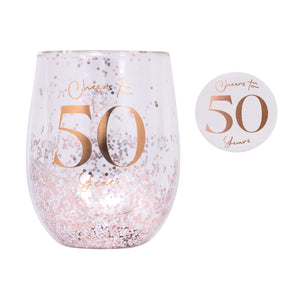 50th Celebration Glass & Badge