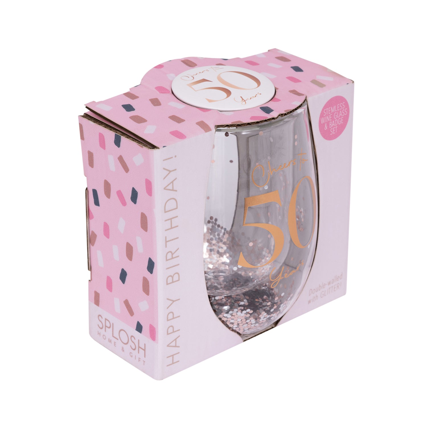 50th Celebration Glass & Badge