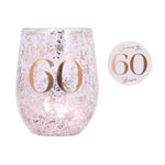 Load image into Gallery viewer, 60th Celebration Glass &amp; Badge

