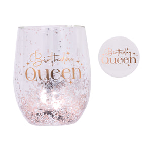 Birthday Celebration Glass & Badge