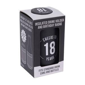 18th Celebration Cooler & Badge