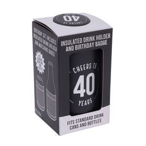 40th Celebration Cooler & Badge