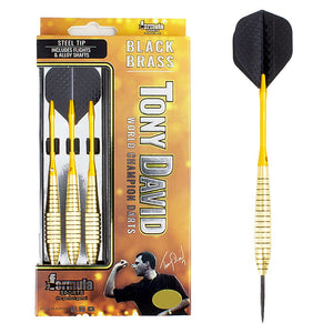 Tony David Black Brass Darts [SZ:21g]