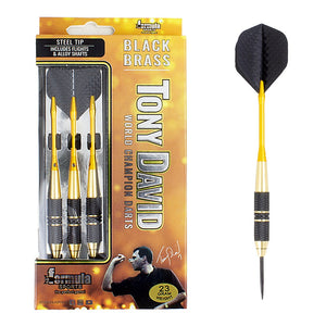 Tony David Black Brass Darts [SZ:23g]