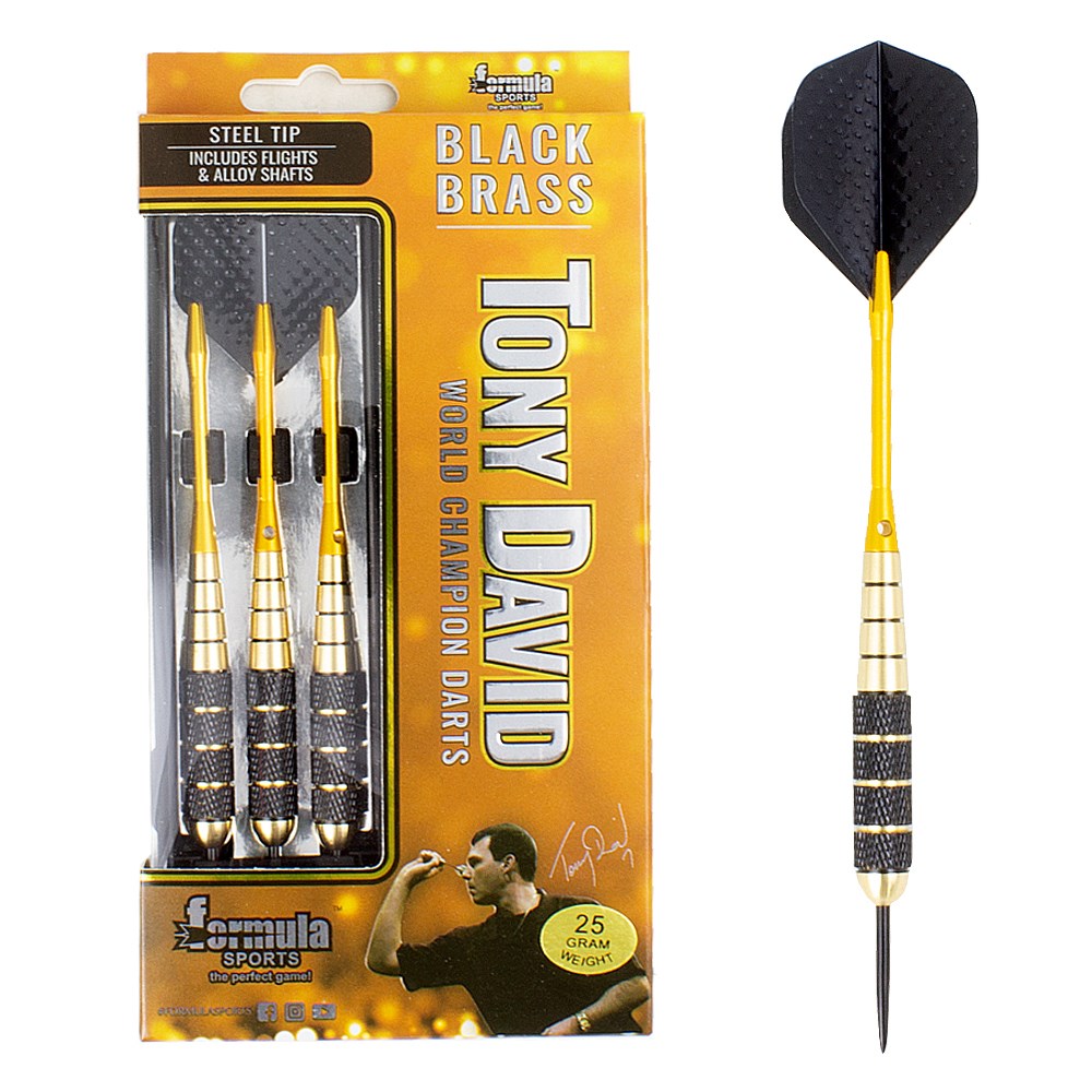 Tony David Black Brass Darts [SZ:25g]