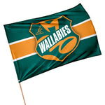 Load image into Gallery viewer, Wallabies Game Day Flag [FLV:Shield]
