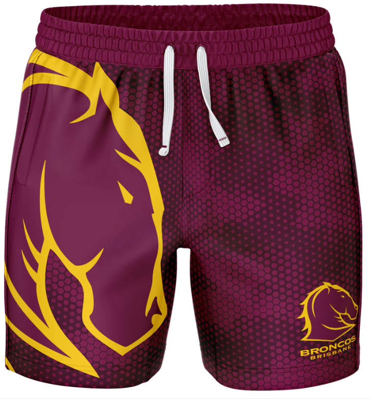 Brisbane Broncos Big Shot Shorts [SZ:Small]