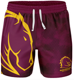 Load image into Gallery viewer, Brisbane Broncos Big Shot Shorts [SZ:Small]
