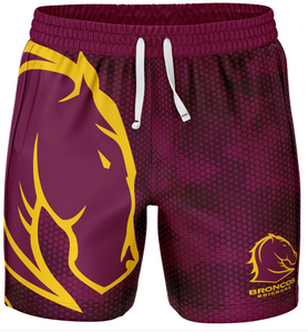 Brisbane Broncos Big Shot Shorts [SZ:Small]