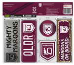 Load image into Gallery viewer, QLD Maroons Car Stickers [FLV:Bumper Sheet]
