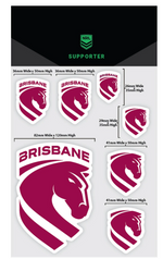 Load image into Gallery viewer, Brisbane Broncos Vinyl Stickers [SZ:Decal Sheet]
