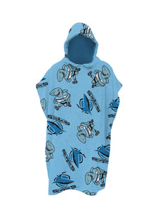 Cronulla Sharks Youth Hooded Towel