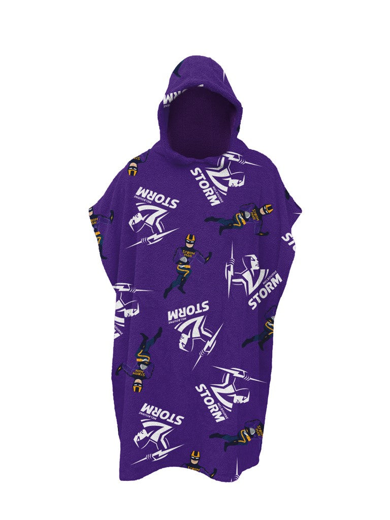 Melbourne Storm Youth Hooded Towel