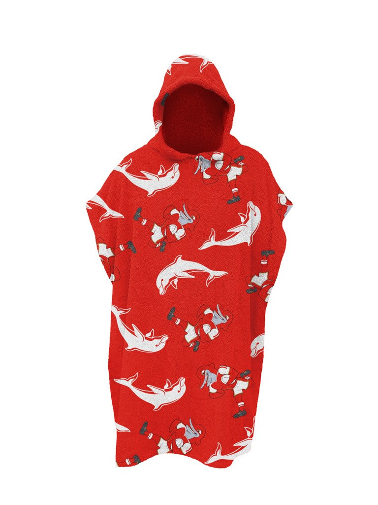 Dolphins Youth Hooded Towel