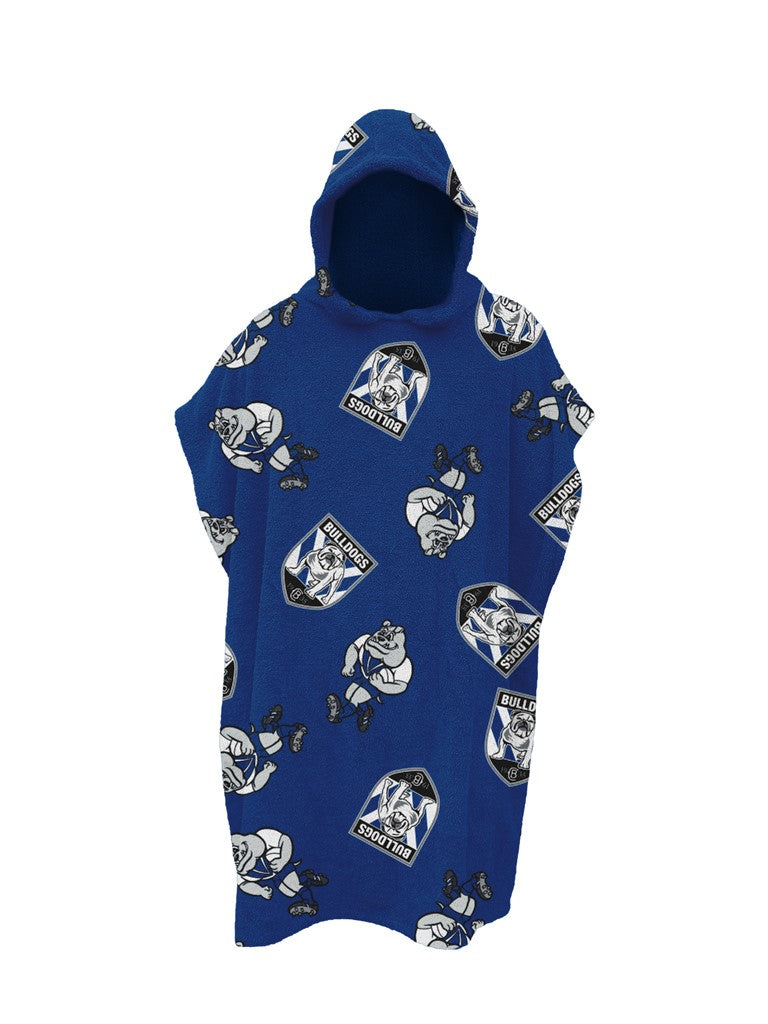 Canterbury Bulldogs Youth Hooded Towel