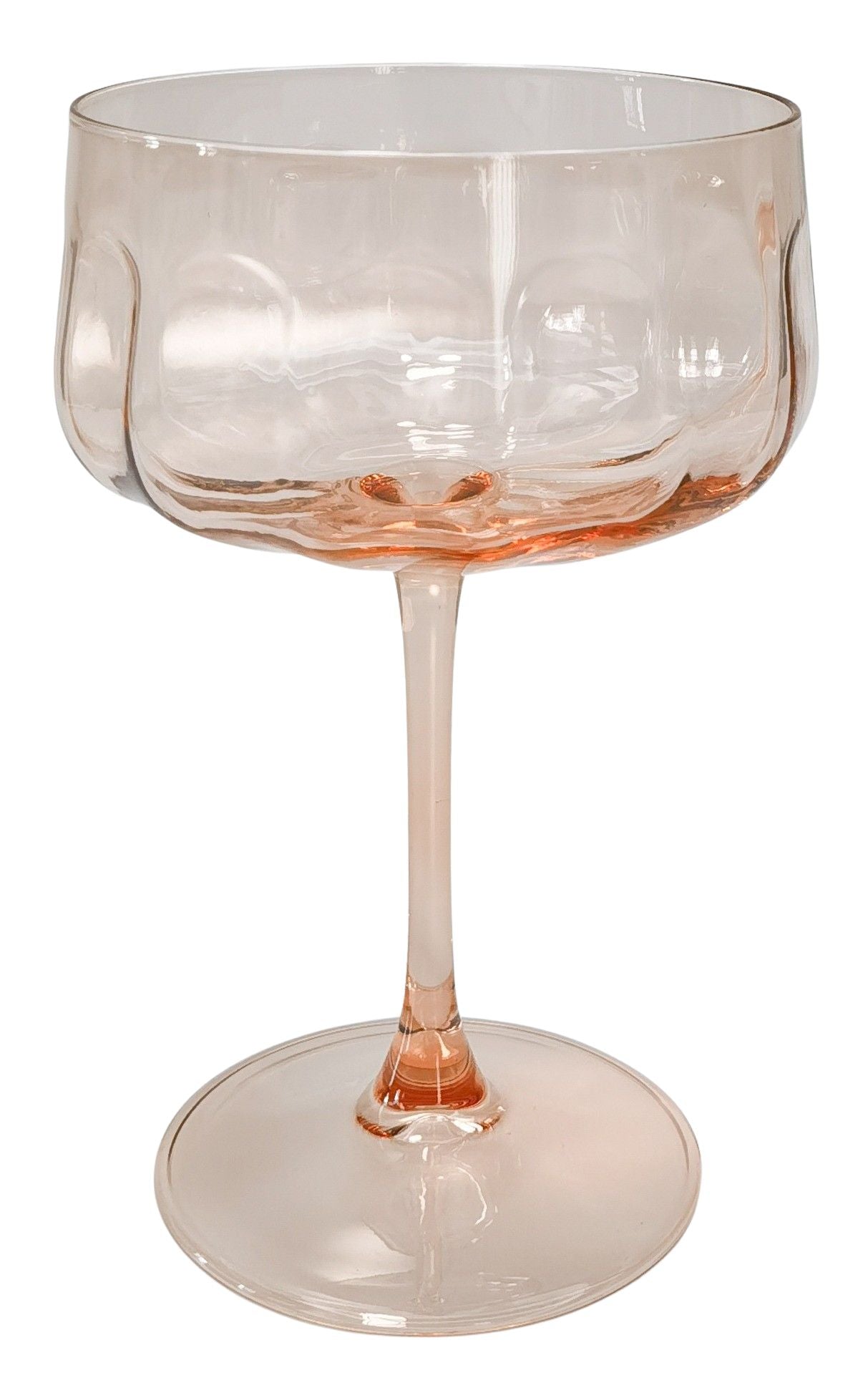 Tillie Coupe Glass [FLV:Peach]