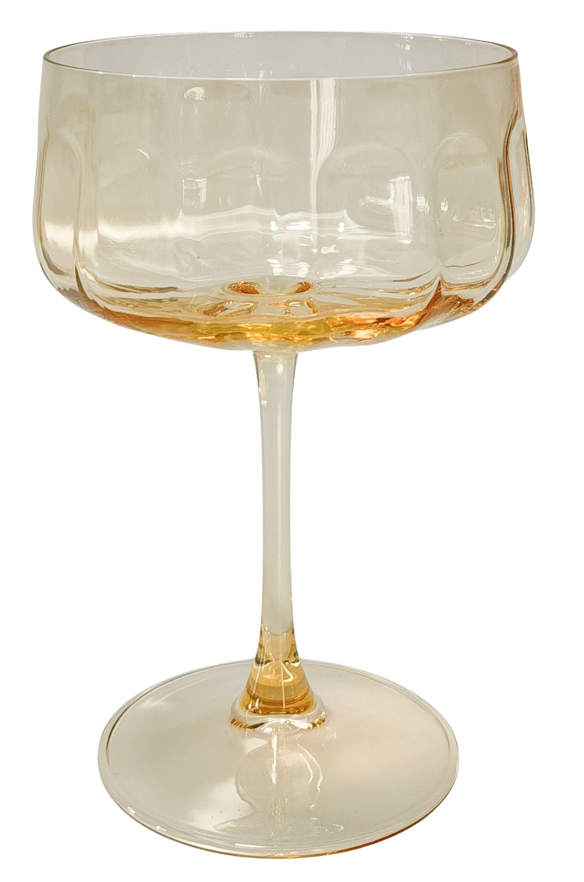Tillie Coupe Glass [FLV:Yellow]