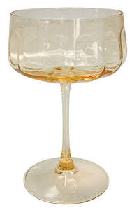Tillie Coupe Glass [FLV:Yellow]