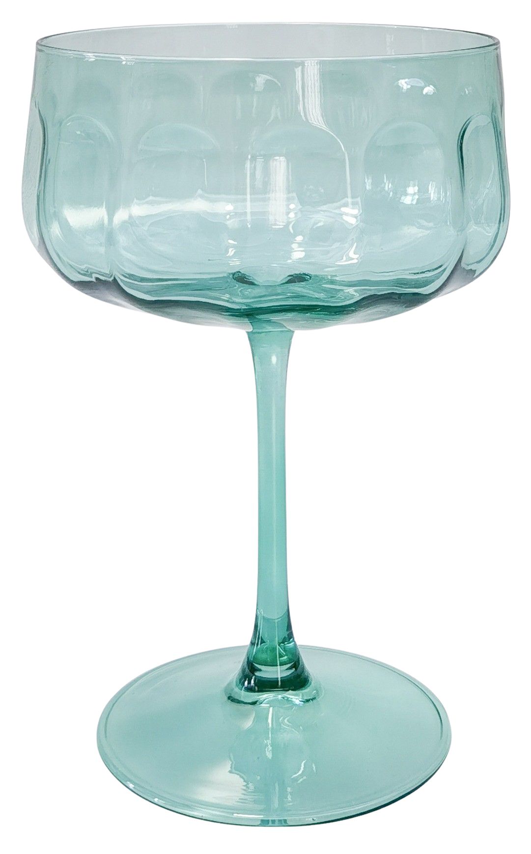 Tillie Coupe Glass [FLV:Green]