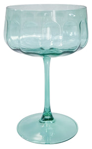 Tillie Coupe Glass [FLV:Green]