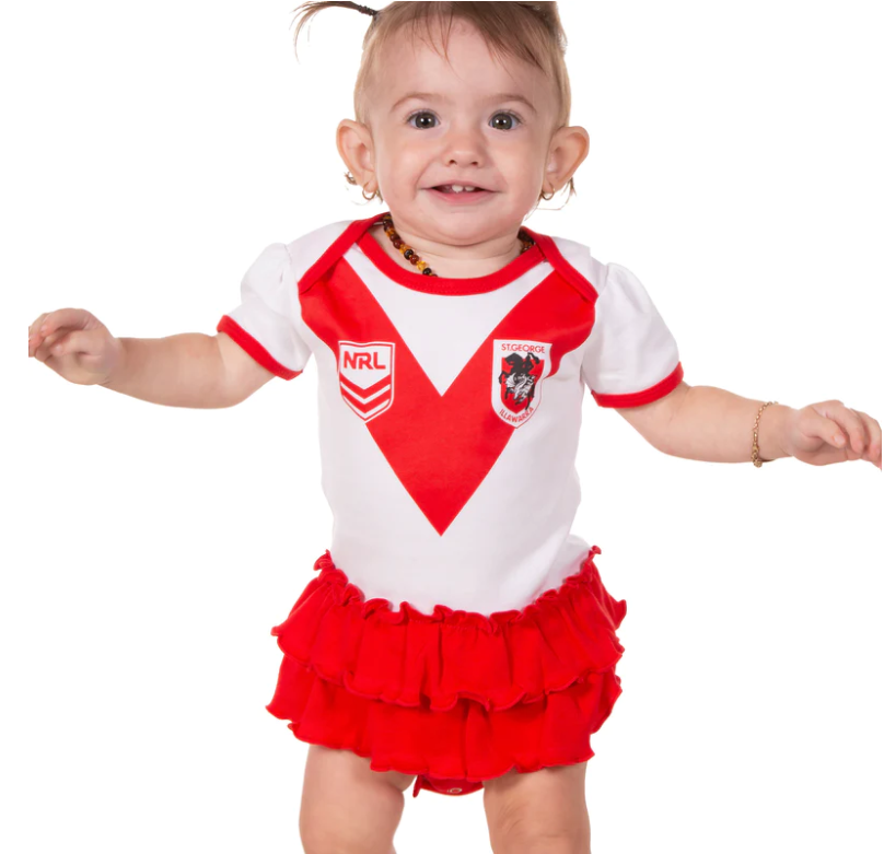 St George Dragons Girls Footysuit
