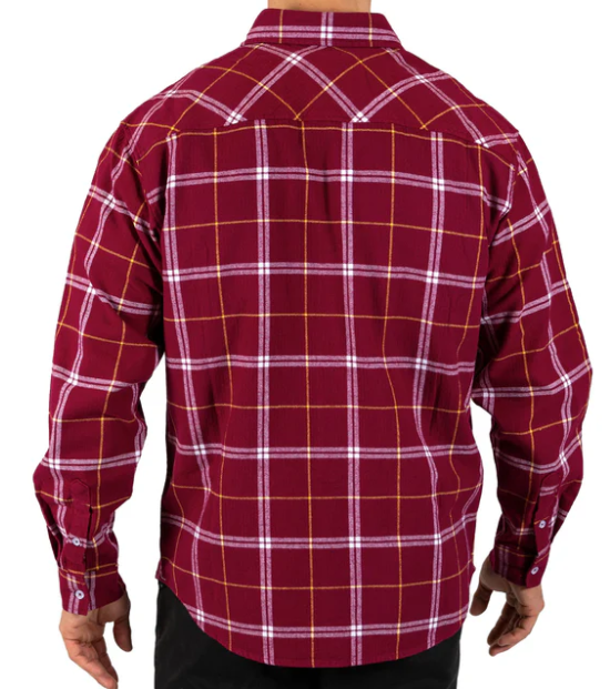 Brisbane Broncos "Mustang" Flannel Shirt [SZ:Small]