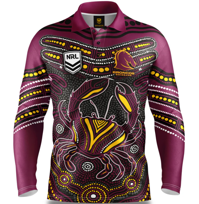 Brisbane Broncos Fishing Shirt [SZ:5XL STY:Karumba]