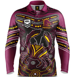 Load image into Gallery viewer, Brisbane Broncos Fishing Shirt [SZ:5XL STY:Karumba]
